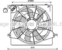 Prasco HY7562 - Ventilator, hladjenje motora www.molydon.hr