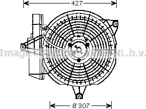 Prasco HY7515 - Ventilator, hladjenje motora www.molydon.hr