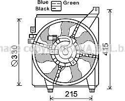 Prasco HY7534 - Ventilator, hladjenje motora www.molydon.hr