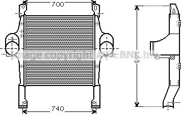 Prasco IV4083 - Intercooler, hladnjak www.molydon.hr