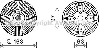 Prasco IVC108 - kvačilo, ventilator hladnjaka www.molydon.hr