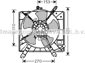 Prasco KA7505 - Ventilator, hladjenje motora www.molydon.hr