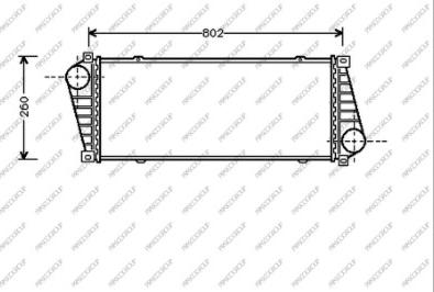 Prasco ME915N001 - Intercooler, hladnjak www.molydon.hr