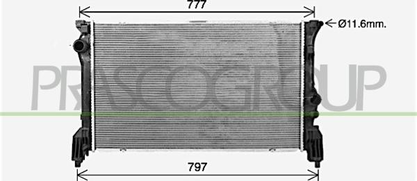 Prasco ME912R001 - Hladnjak, hladjenje motora www.molydon.hr