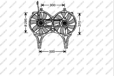 Prasco ME035F003 - Ventilator, hladjenje motora www.molydon.hr