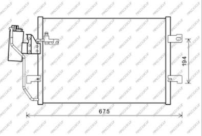 Prasco ME320C002 - Kondenzator, klima-Uređaj www.molydon.hr