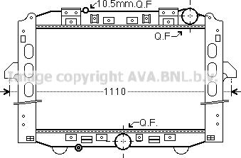 Prasco ME2284 - Hladnjak, hladjenje motora www.molydon.hr