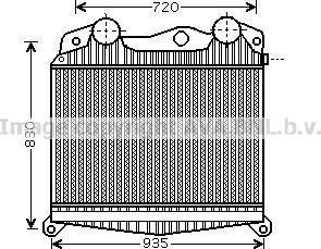 Prasco MN4040 - Intercooler, hladnjak www.molydon.hr