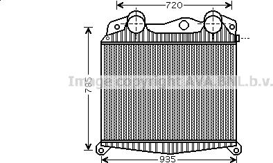 Prasco MN4018 - Intercooler, hladnjak www.molydon.hr