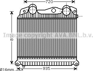 Prasco MN4076 - Intercooler, hladnjak www.molydon.hr