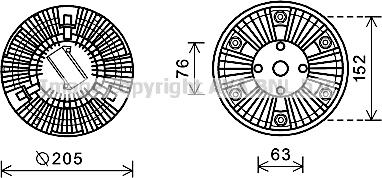 Prasco MNC067 - kvačilo, ventilator hladnjaka www.molydon.hr