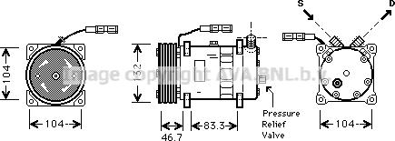 Prasco MNK048 - Kompresor, klima-Uređaj www.molydon.hr