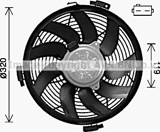 Prasco MS7722 - Ventilator, hladjenje motora www.molydon.hr