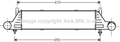 Prasco MSA4260 - Intercooler, hladnjak www.molydon.hr