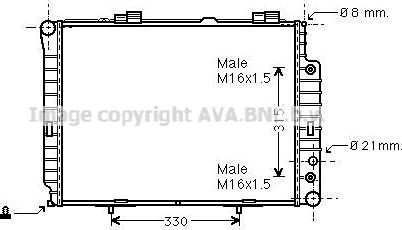 Prasco MSA2189 - Hladnjak, hladjenje motora www.molydon.hr