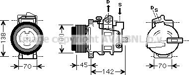 Prasco MSK430 - Kompresor, klima-Uređaj www.molydon.hr