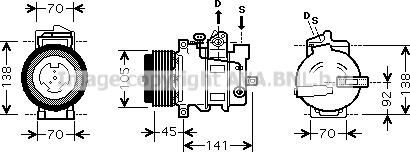 Prasco MSK429 - Kompresor, klima-Uređaj www.molydon.hr