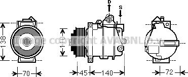 Prasco MSK561 - Kompresor, klima-Uređaj www.molydon.hr