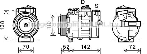 Prasco MSK588 - Kompresor, klima-Uređaj www.molydon.hr