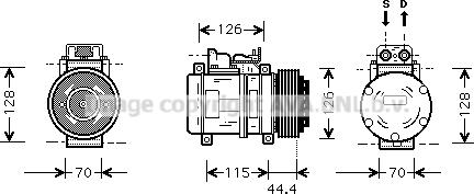 Prasco MSK116 - Kompresor, klima-Uređaj www.molydon.hr