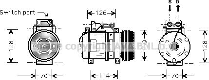 Prasco MSK273 - Kompresor, klima-Uređaj www.molydon.hr