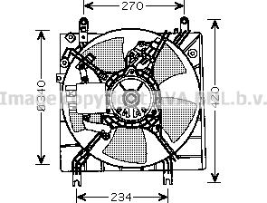 Prasco MT7509 - Ventilator, hladjenje motora www.molydon.hr