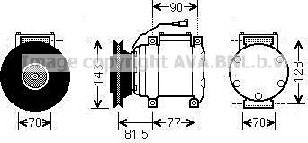 Prasco MTK216 - Kompresor, klima-Uređaj www.molydon.hr