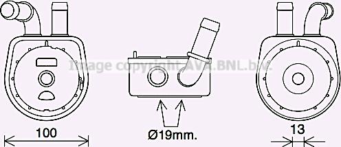 Prasco MZ3289 - Uljni hladnjak, ulje za motor www.molydon.hr