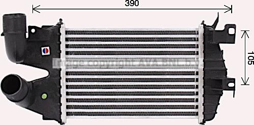 Prasco OL4691 - Intercooler, hladnjak www.molydon.hr