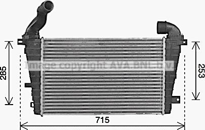 Prasco OL4707 - Intercooler, hladnjak www.molydon.hr