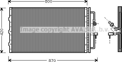 Prasco OL5267 - Kondenzator, klima-Uređaj www.molydon.hr