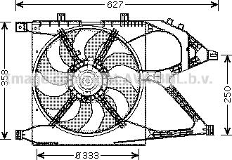 Prasco OL7519 - Ventilator, hladjenje motora www.molydon.hr