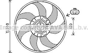 Prasco OL7613 - Ventilator, hladjenje motora www.molydon.hr