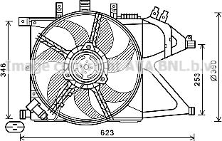 Prasco OL7672 - Ventilator, hladjenje motora www.molydon.hr