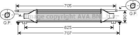 Prasco OLA4420 - Intercooler, hladnjak www.molydon.hr