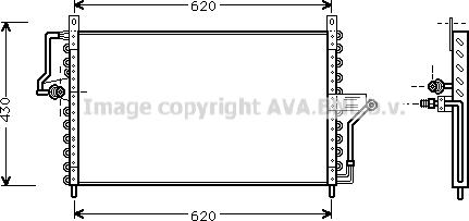 Prasco OLA5223 - Kondenzator, klima-Uređaj www.molydon.hr