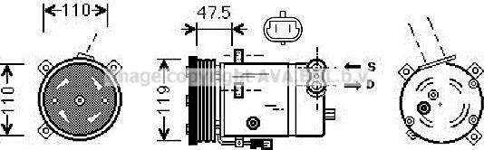 Prasco OLAK277 - Kompresor, klima-Uređaj www.molydon.hr