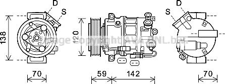 Prasco OLK577 - Kompresor, klima-Uređaj www.molydon.hr