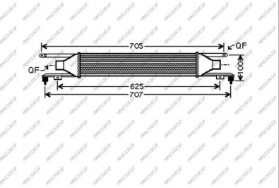 Prasco OP034N002 - Intercooler, hladnjak www.molydon.hr