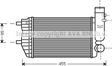 Prasco PE4183 - Intercooler, hladnjak www.molydon.hr