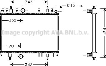 Prasco PE2265 - Hladnjak, hladjenje motora www.molydon.hr