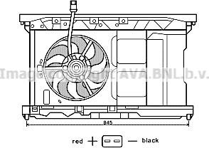 Prasco PE7549 - Ventilator, hladjenje motora www.molydon.hr