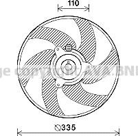 Prasco PE7551 - Ventilator, hladjenje motora www.molydon.hr