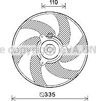 Prasco PE7552 - Ventilator, hladjenje motora www.molydon.hr