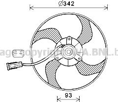 Prasco PE7557 - Ventilator, hladjenje motora www.molydon.hr