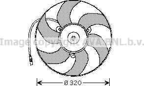 Prasco PE7513 - Ventilator, hladjenje motora www.molydon.hr