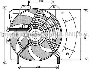 Prasco PE7539 - Ventilator, hladjenje motora www.molydon.hr