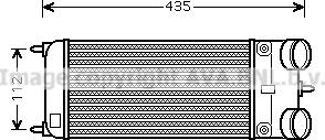 Prasco PEA4353 - Intercooler, hladnjak www.molydon.hr