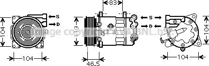 Prasco PEK325 - Kompresor, klima-Uređaj www.molydon.hr