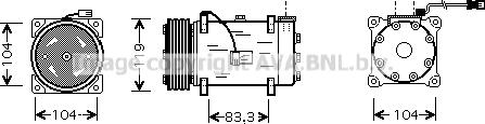 Prasco PEK225 - Kompresor, klima-Uređaj www.molydon.hr